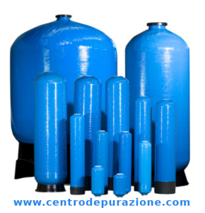 Bombole in vetroresina per filtri