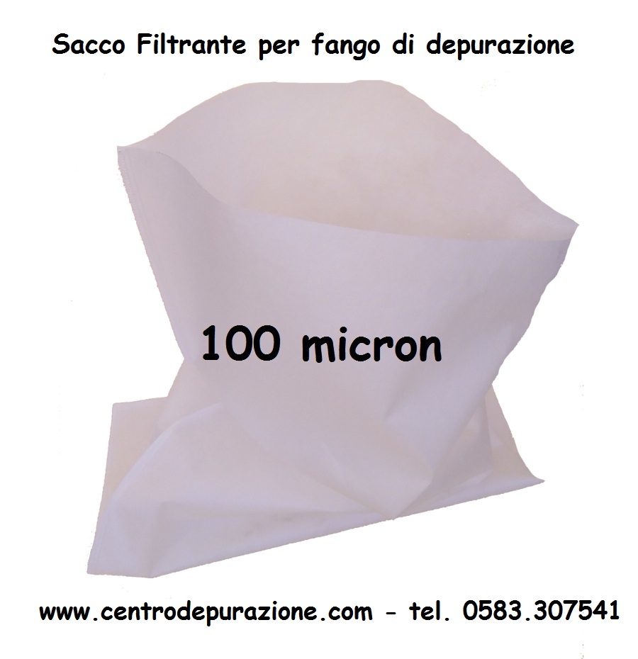 sacco drenante per depuratori