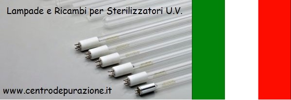 Lampade per sterilizzatori uv