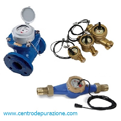 Contatore lancia impulsi per acqua