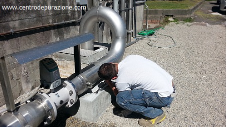 misuratore magnetico per acque reflue