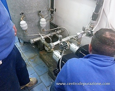 Manutenzione trattamento acqua