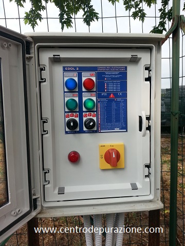quadro elettrico per pompe di sollevamenti fognari Quadro elettrico per pompe di sollevamento acque