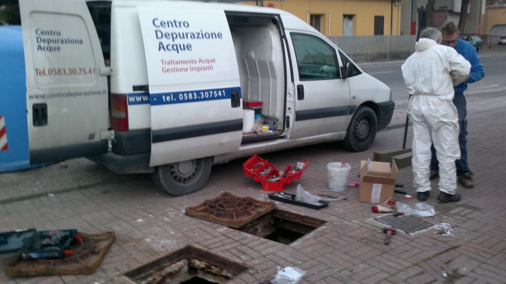 Manutenzione depuratore fanghi attivi