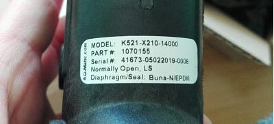 valvola a diaframma Valvola a diframma