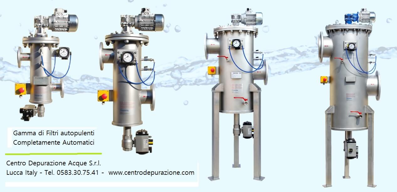 Filtri autopulenti industriali Filtri autopulenti per l'industria