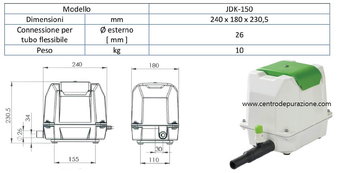 AIR PUMP JDK150 Air Pump JDK150