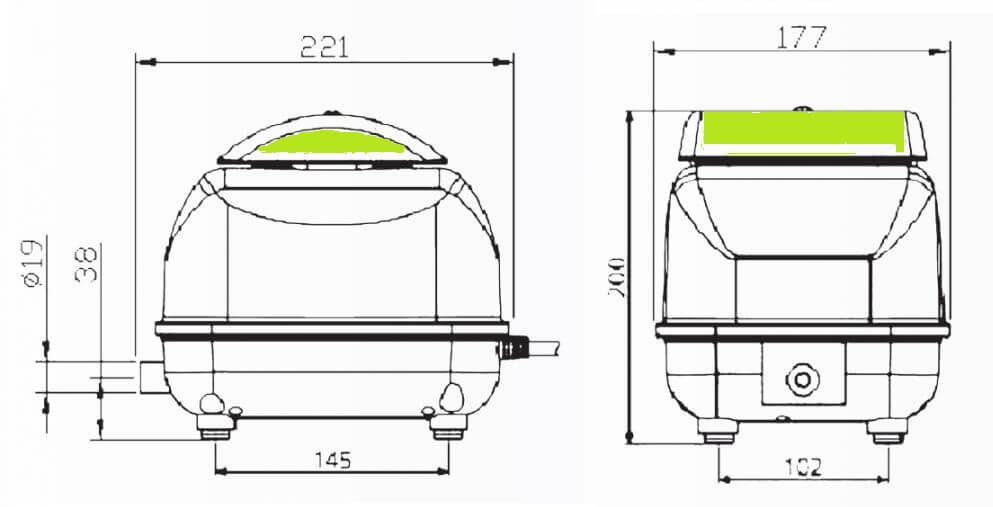 Air pump JDK40 JDK50 AIR PUMP JDK40 JDK50