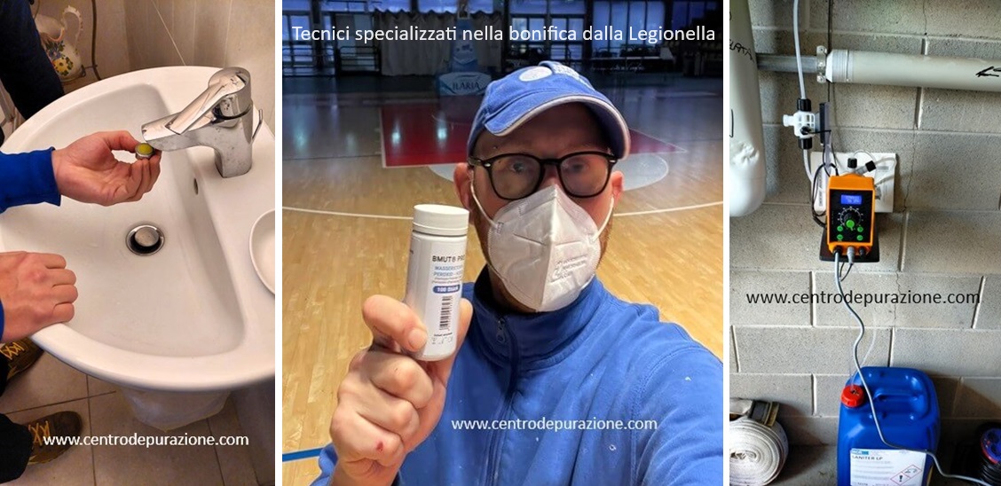 Sanificazione legionella Decontaminazione legionella